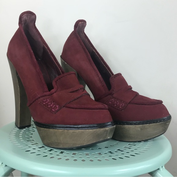JOE'S JEANS | Chunky Platform Loafer Style Heels - Picture 1 of 4